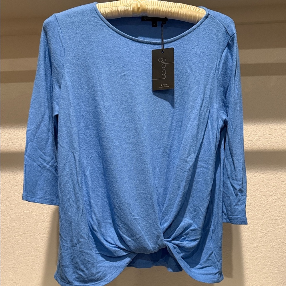 Gibson Cobalt Blue Long Sleeve Top